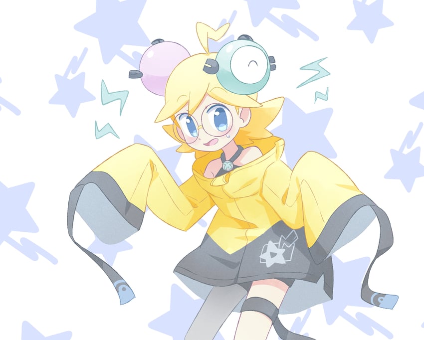iono and clemont (pokemon and 2 more) drawn by akasaka_(qv92612)