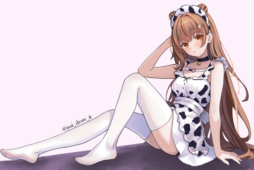 naocchi (indie virtual youtuber) drawn by isai_salazar