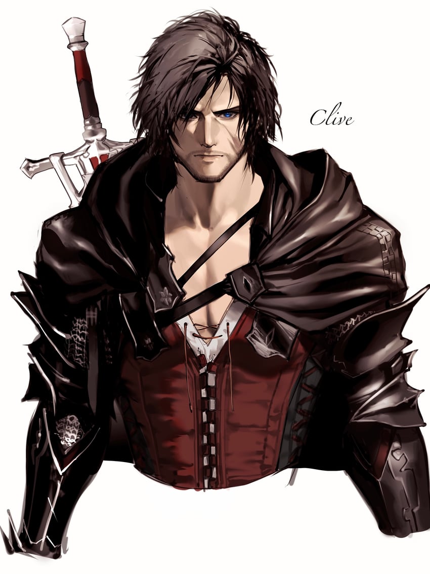 clive rosfield (final fantasy and 1 more) drawn by emo37337640