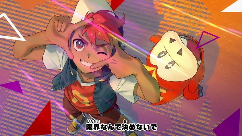 fuecoco and roy (pokemon and 1 more) drawn by yamazaki_rei