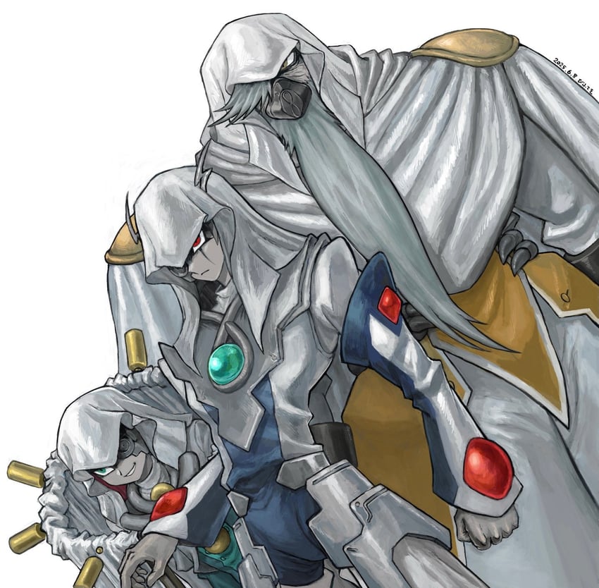 placido, lucciano, and jose (yu-gi-oh! and 1 more) drawn by bifuteki_(bi_futeki)