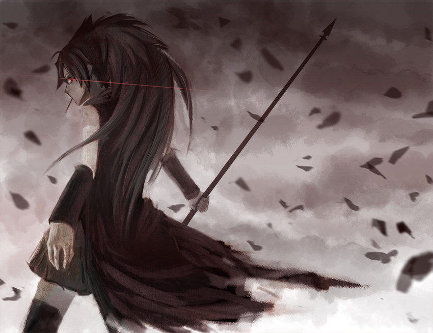 sakura kyoko (mahou shoujo madoka magica) drawn by die_(die0118)