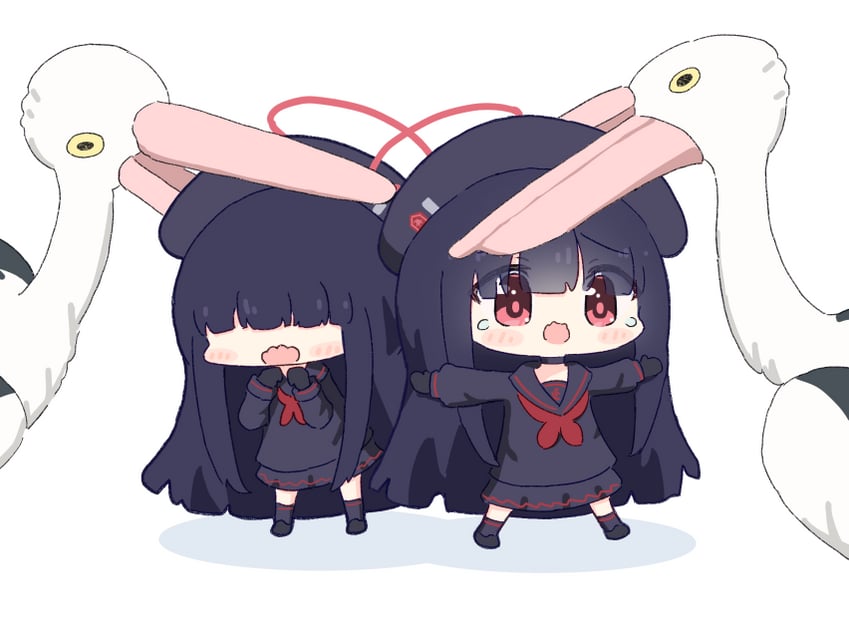 justice task force member (blue archive) drawn by umihio