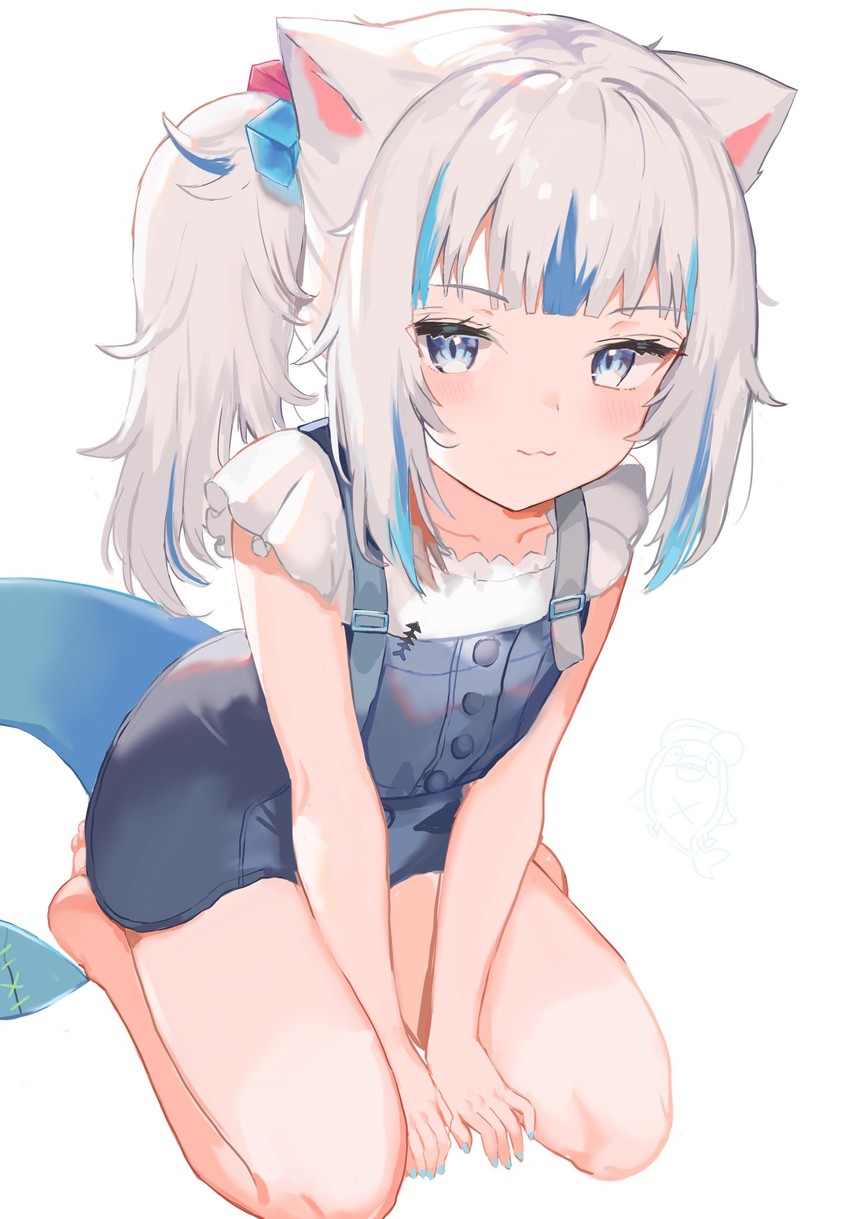 gawr gura (hololive and 1 more) drawn by sorotu