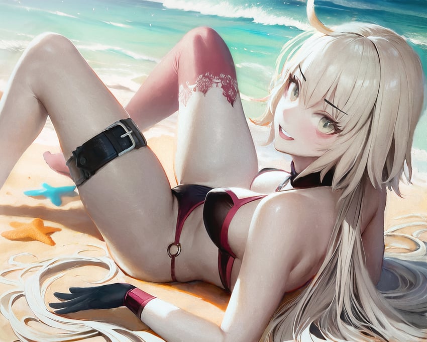 jeanne d'arc alter (fate and 1 more) drawn by ryan_tien