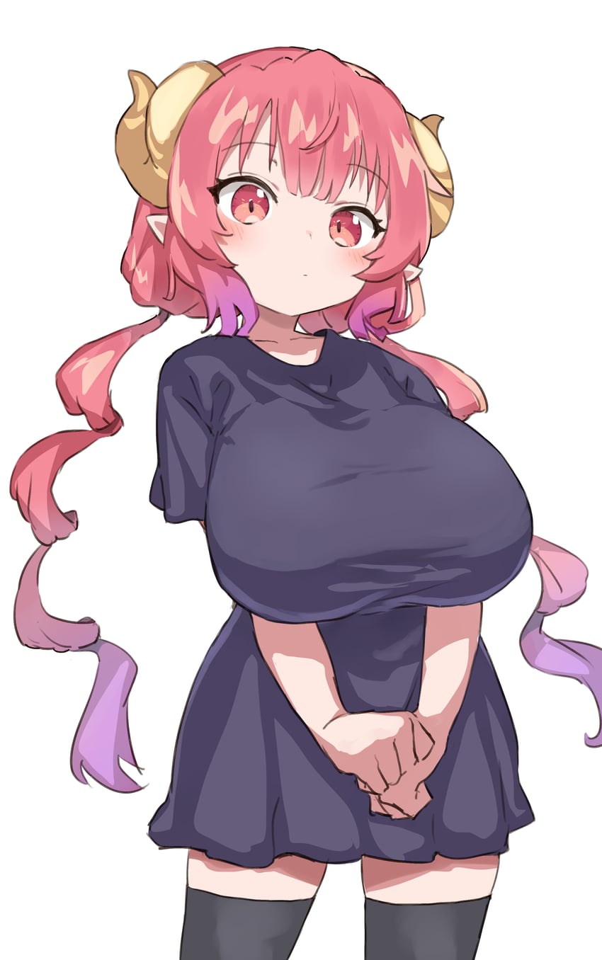 ilulu (kobayashi-san chi no maidragon) drawn by gazacy_(dai)