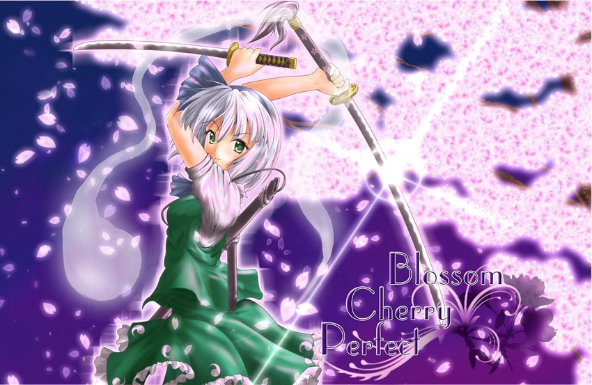 konpaku youmu (touhou and 1 more) drawn by tenten_(reliance0410)