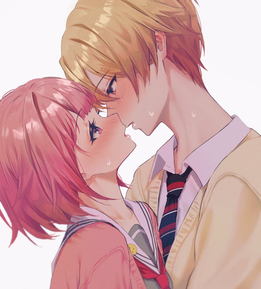 ootori emu and tenma tsukasa (project sekai) drawn by ciawasemono