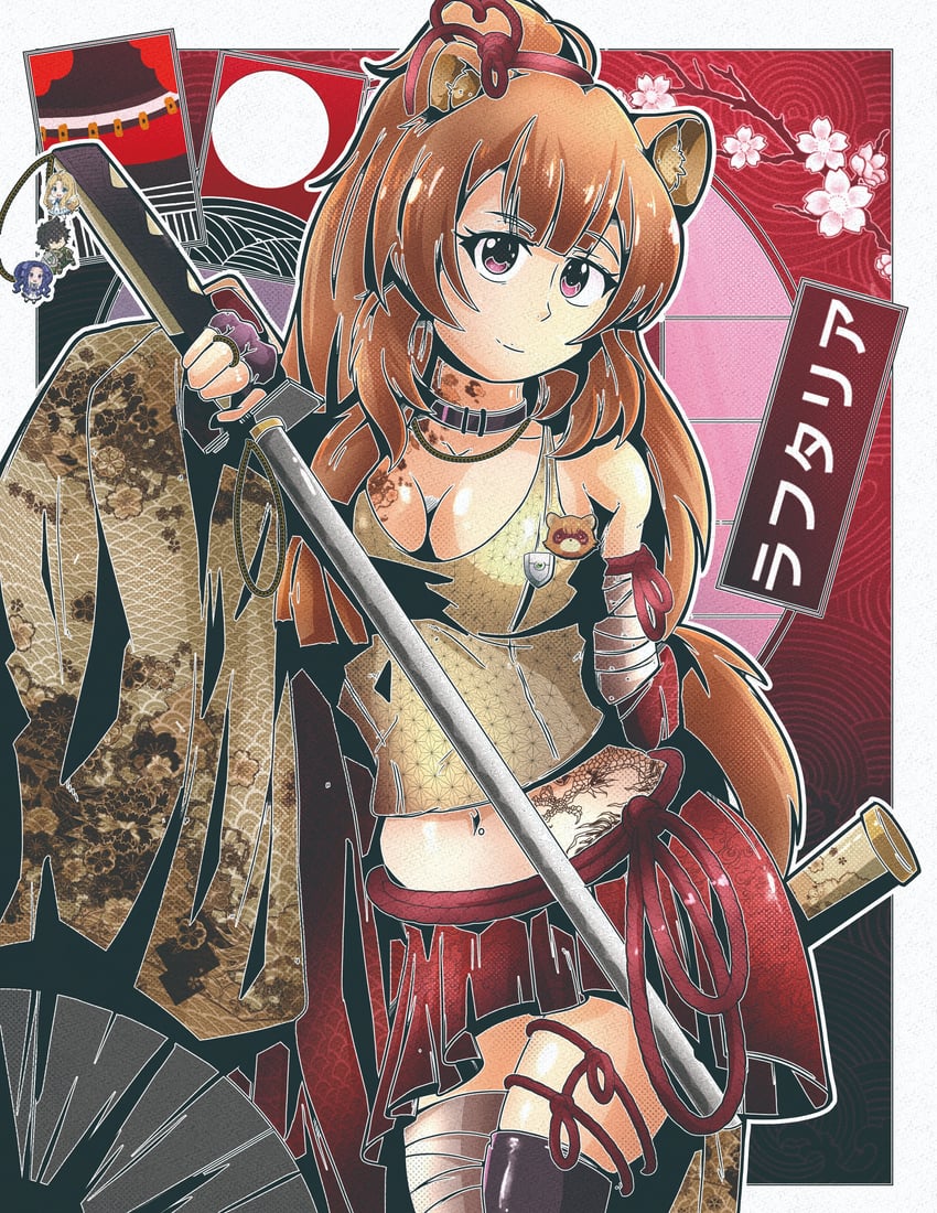 raphtalia, iwatani naofumi, filo, melty q melromarc, and raph-chan (tate no yuusha no nariagari) drawn by ny4n-ny4n