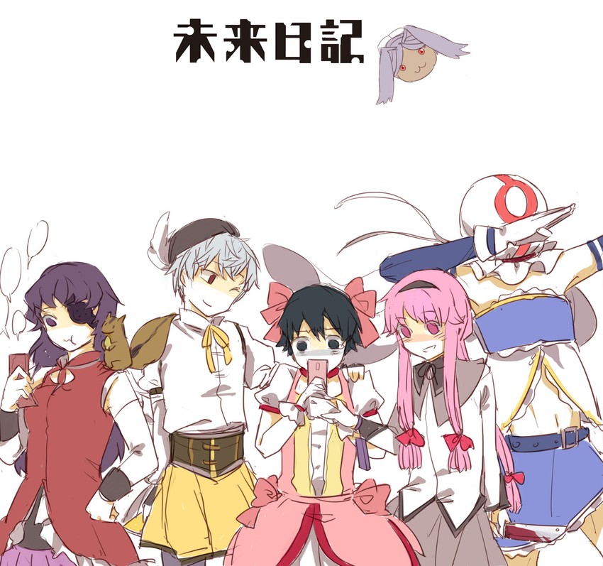 akemi homura, kaname madoka, miki sayaka, sakura kyoko, tomoe mami, and 7 more (mahou shoujo madoka magica and 1 more) drawn by shuang9705