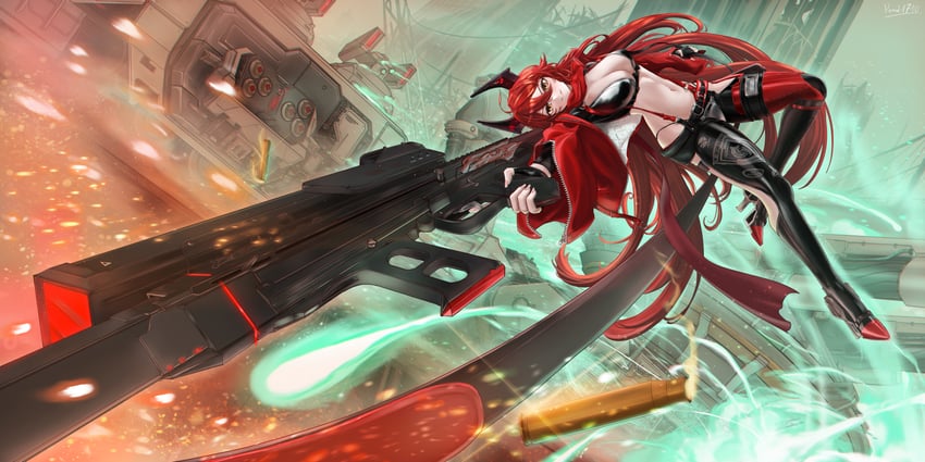 red hood (goddess of victory: nikke) drawn by ronal_1710