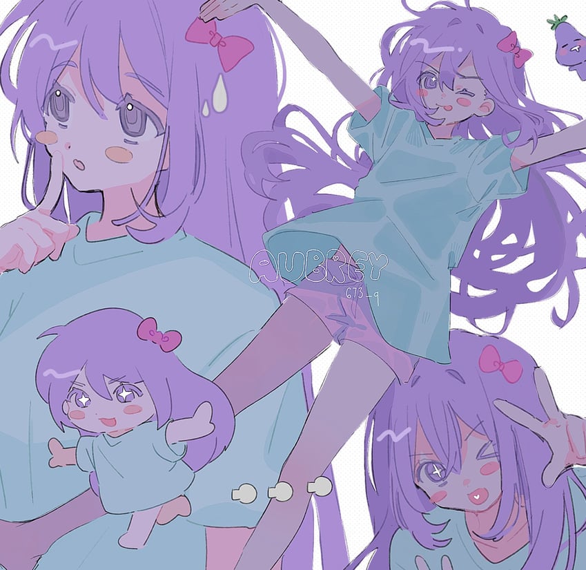 aubrey and mr. plantegg (omori) drawn by 673_q