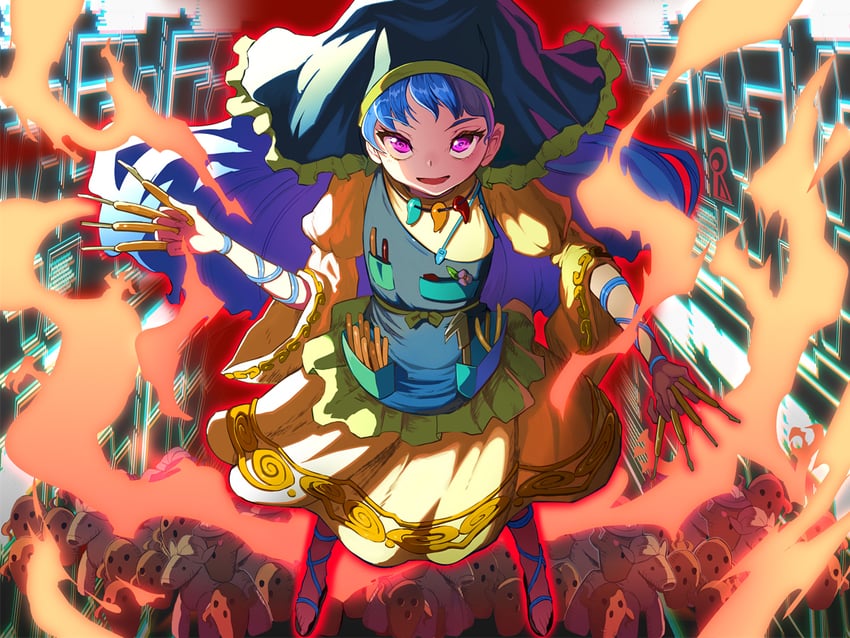 haniyasushin keiki (touhou) drawn by syope
