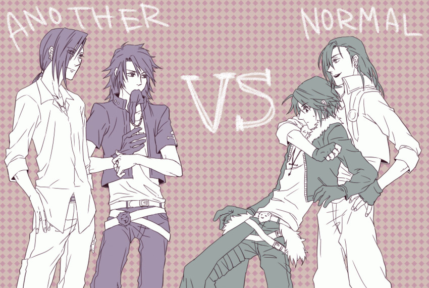 squall leonhart and laguna loire (final fantasy and 3 more) drawn by kataru