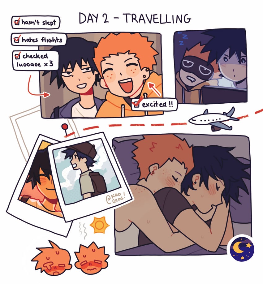 kageyama ritsu and suzuki shou (mob psycho 100) drawn by kaogens