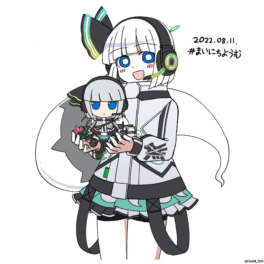 konpaku youmu (touhou and 1 more) drawn by hoshii_1213