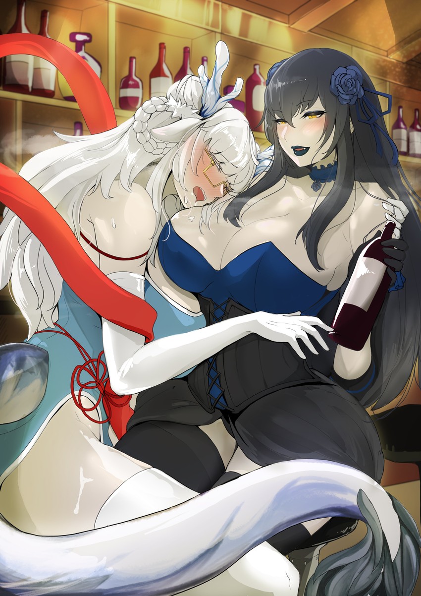 toroko tohsaka and olivia crowley (indie virtual youtuber) drawn by puzenketsu