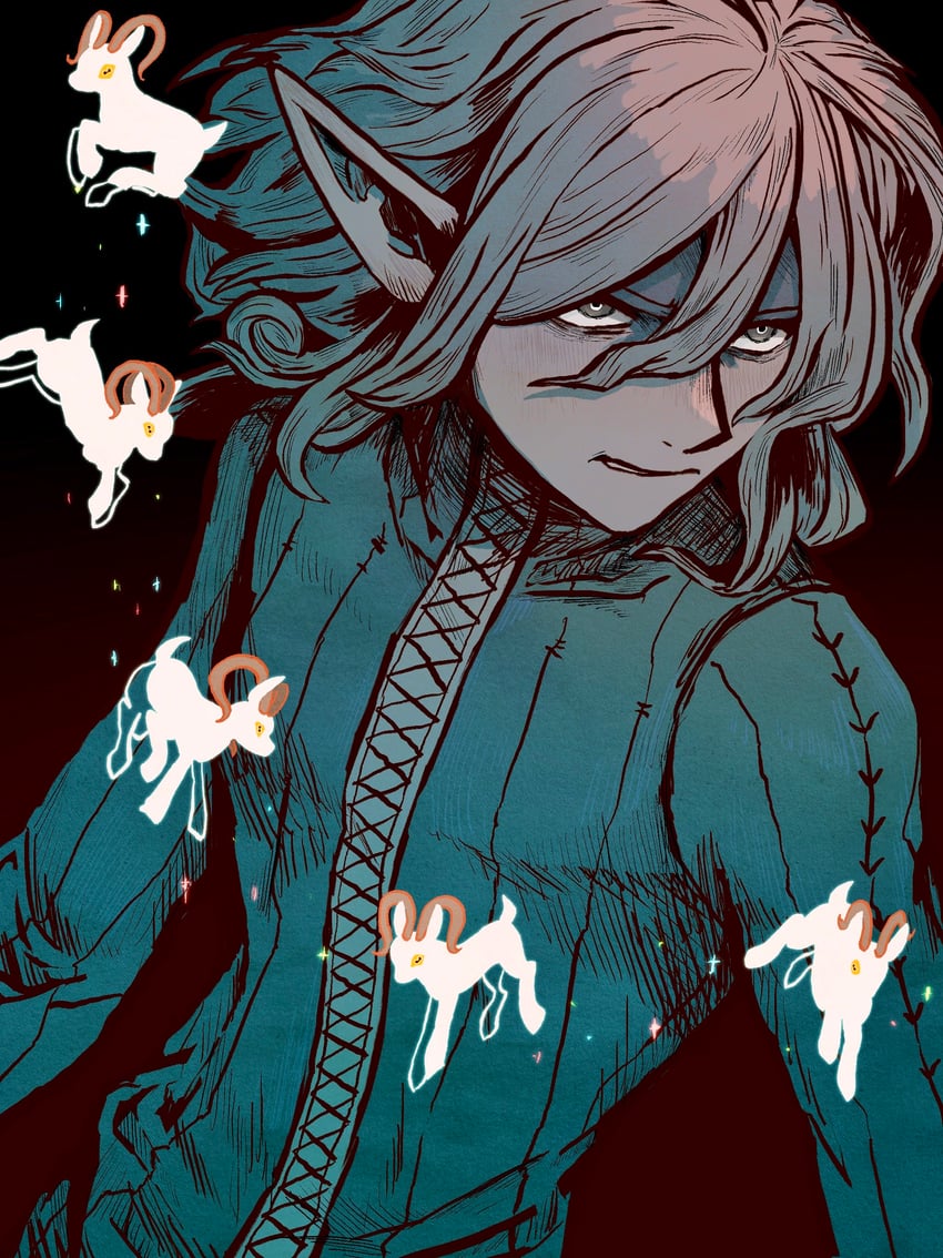 mithrun (dungeon meshi) drawn by pachix2_corgi