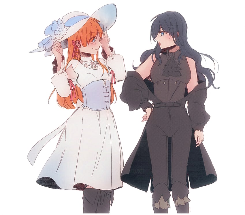 ryne waters and gaia (final fantasy and 1 more) drawn by ff14hi0x07