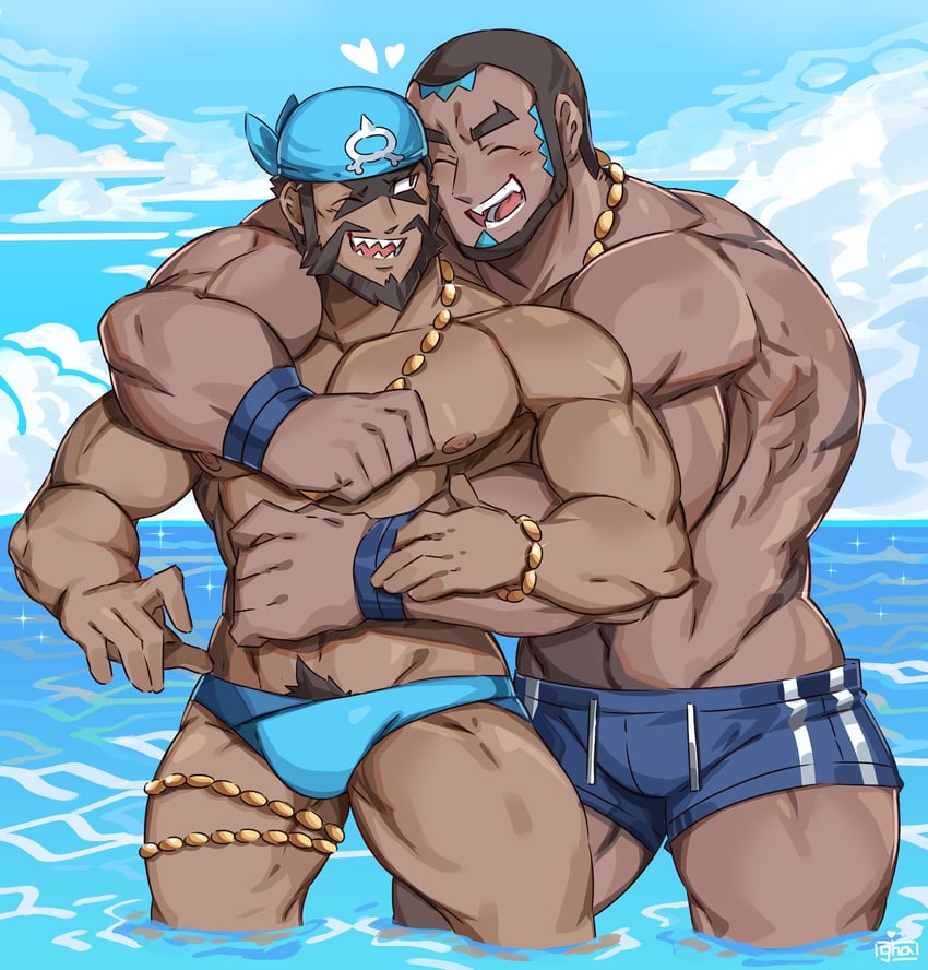 archie and matt (pokemon and 1 more) drawn by graysheartart