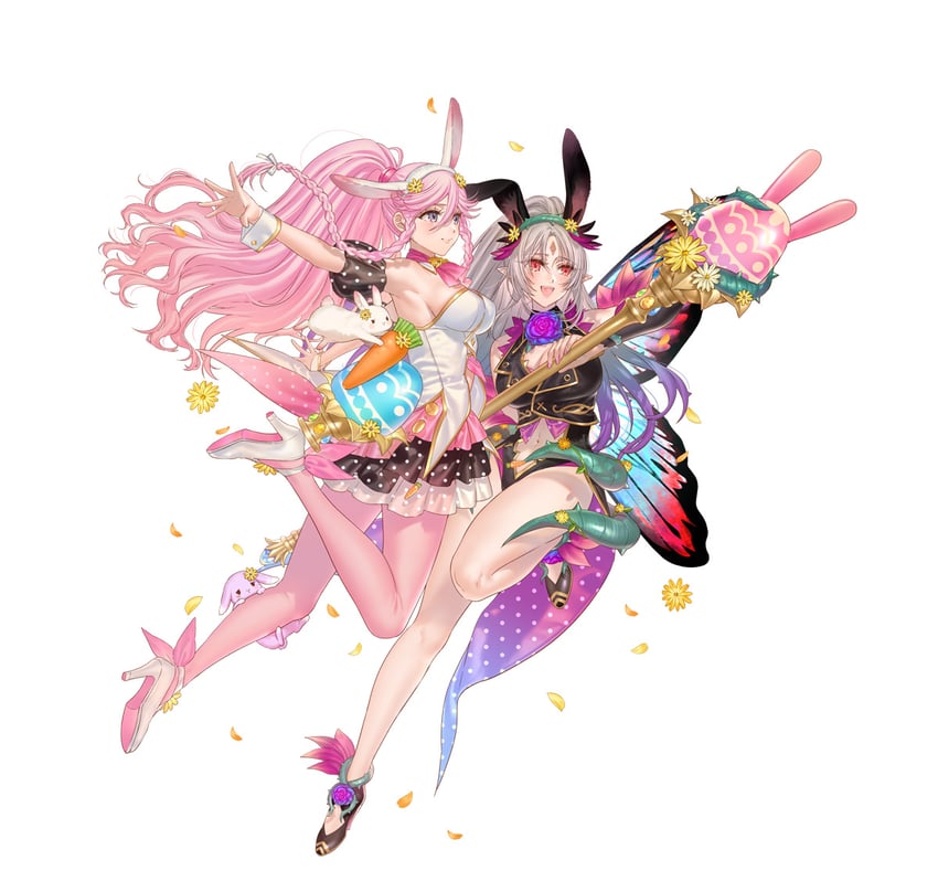olivia and plumeria (fire emblem and 2 more) drawn by kippu