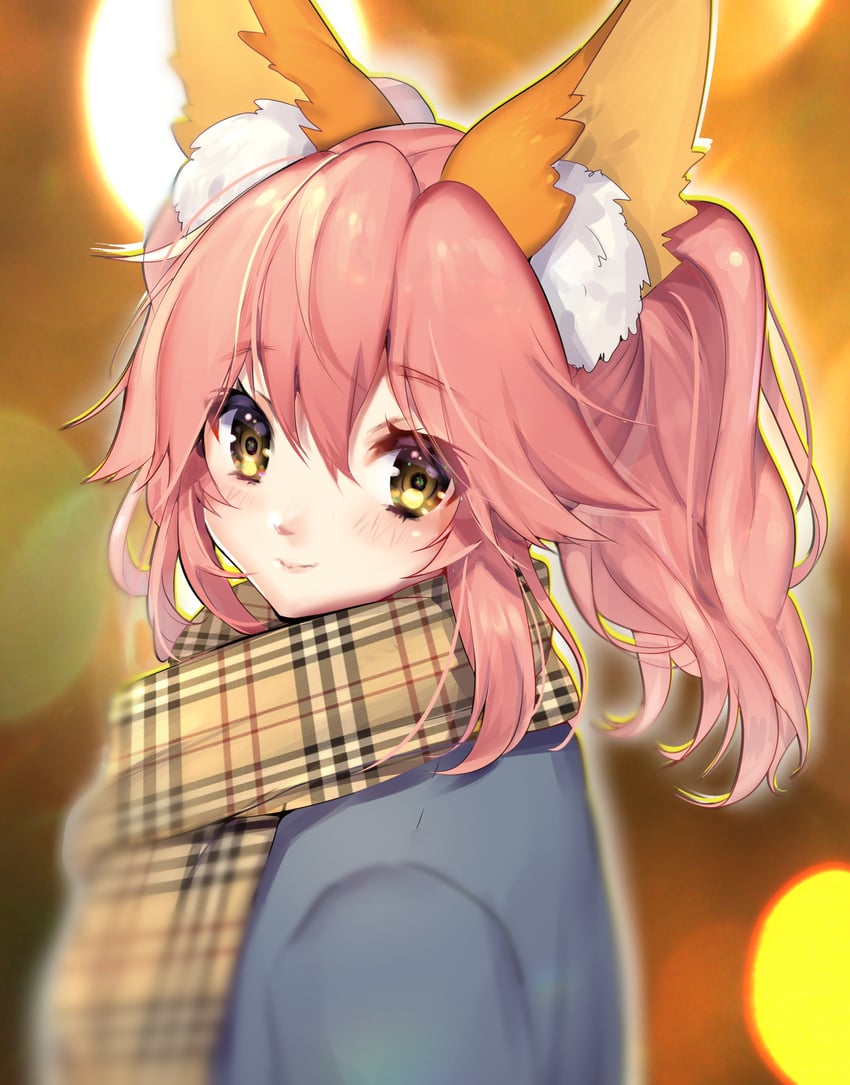 tamamo and tamamo no mae (fate and 2 more) drawn by mogullaz