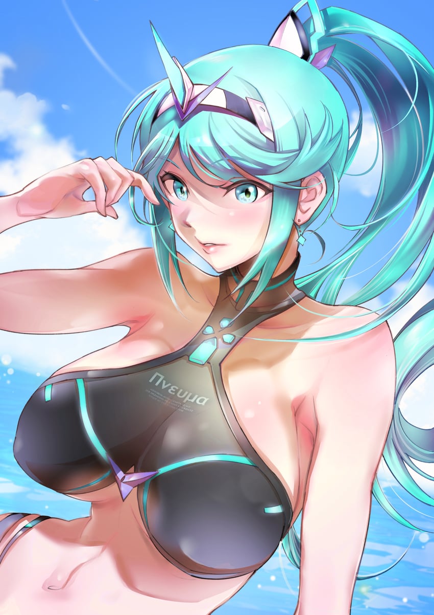 pneuma (xenoblade chronicles and 1 more) drawn by ug333333