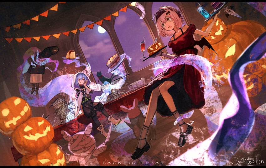 doctor, goldenglow, mizuki, and miss christine (arknights) drawn by aito