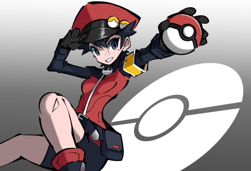 pokemon ranger (pokemon and 1 more) drawn by shakeeeeeeeee