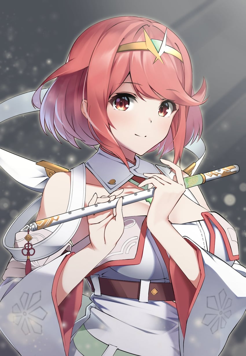 pyra and mio (xenoblade chronicles and 2 more) drawn by tsumugi_1210
