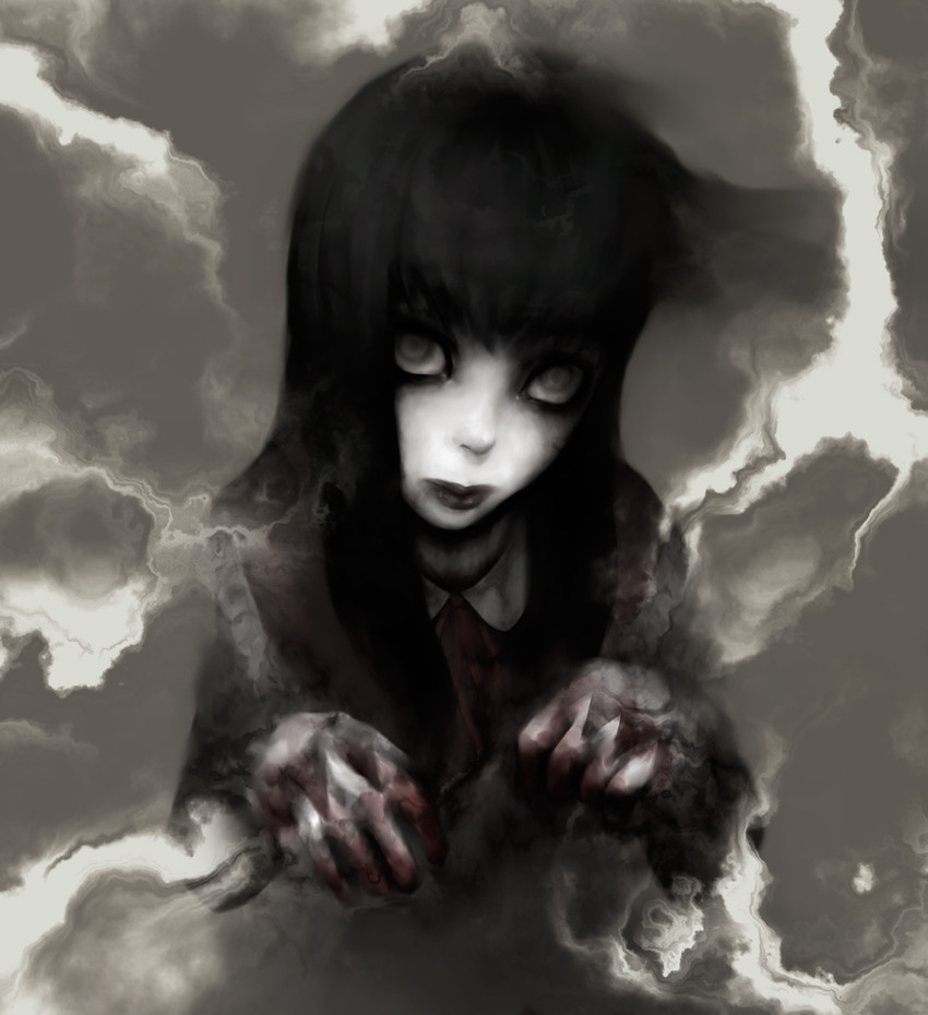 haibara ayako (fatal frame and 1 more) drawn by genk