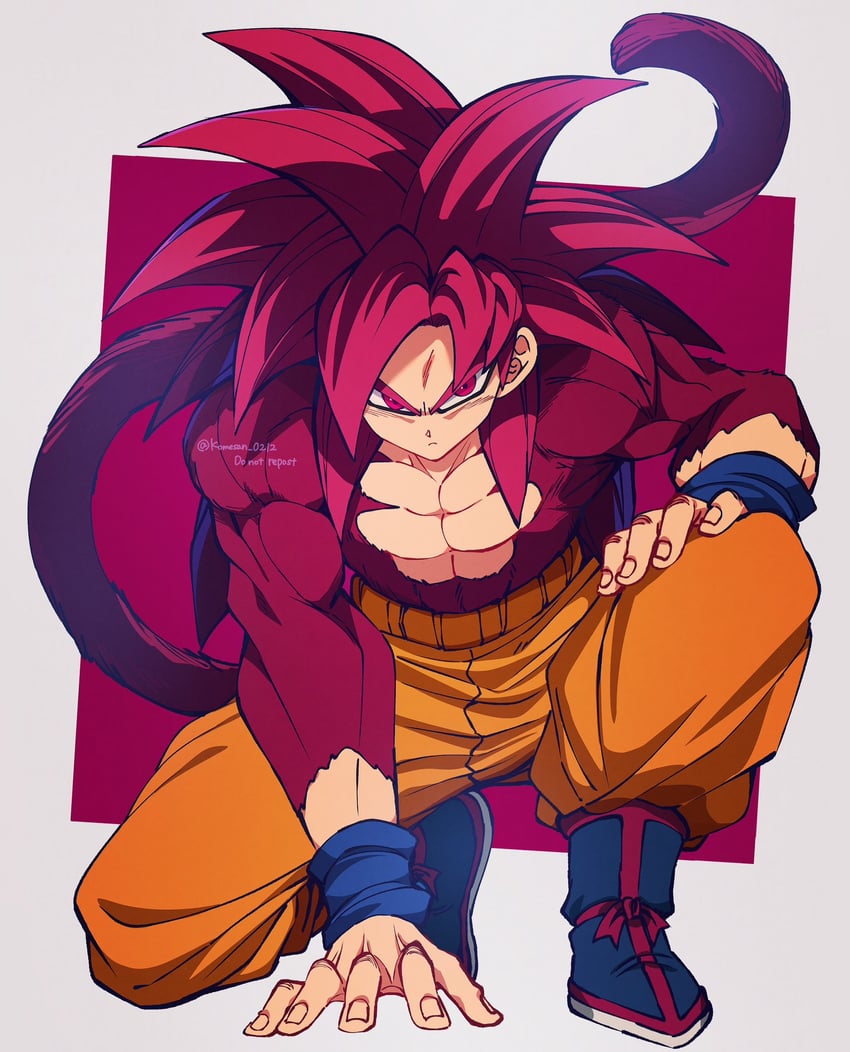 son goku (dragon ball and 1 more) drawn by komesan_0212