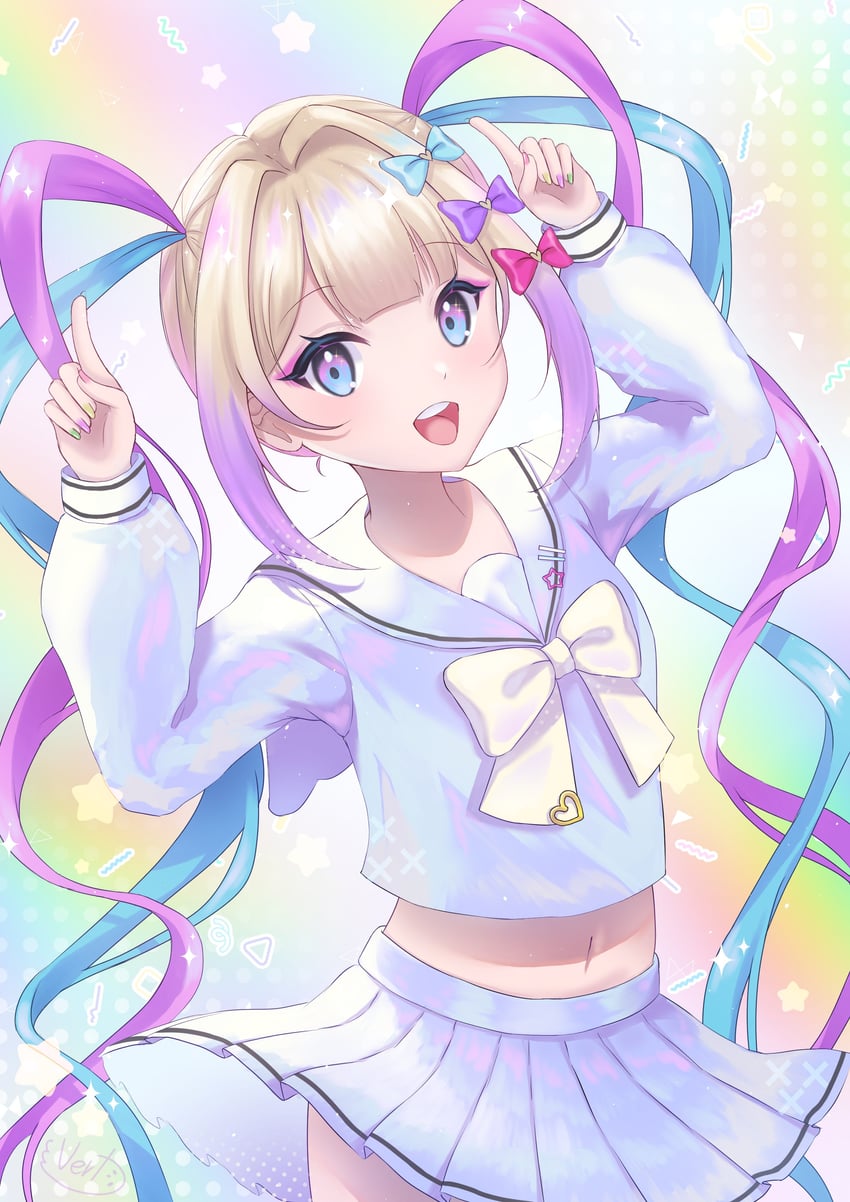 chouzetsusaikawa tenshi-chan (needy girl overdose) drawn by vert_(artist)