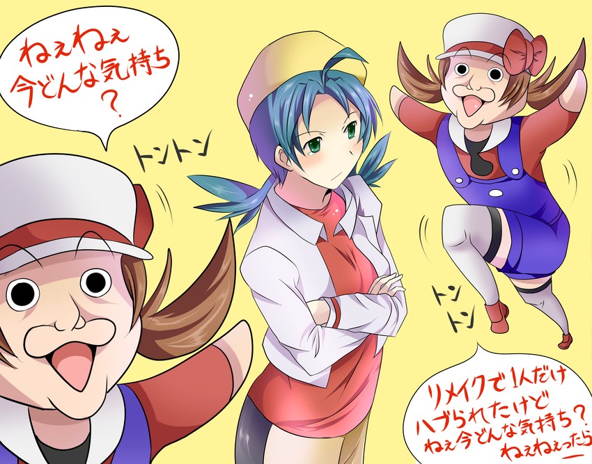 lyra and kris (pokemon and 2 more) drawn by z.nov