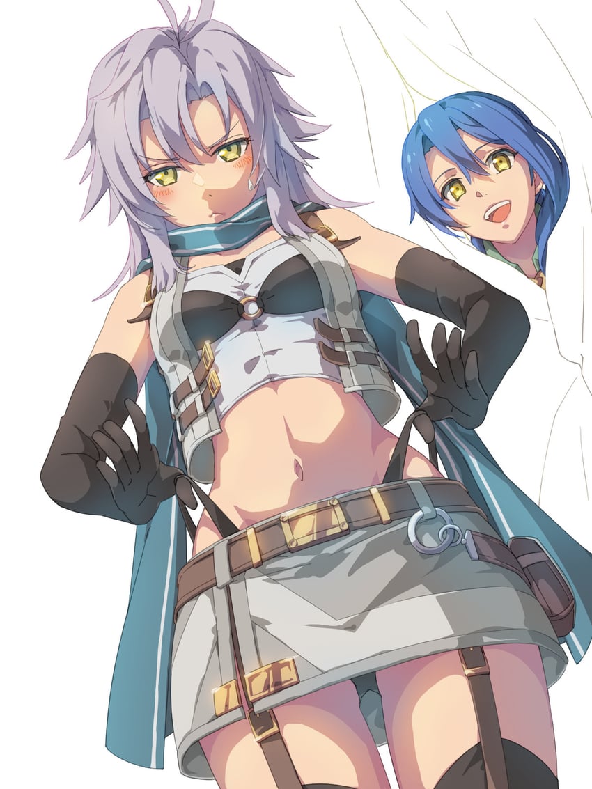 fie claussell and laura s. arseid (eiyuu densetsu and 2 more) drawn by chiharu_(9654784)