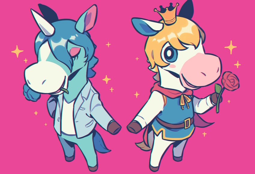 julian and colton (animal crossing) drawn by mino_(mino_cat)