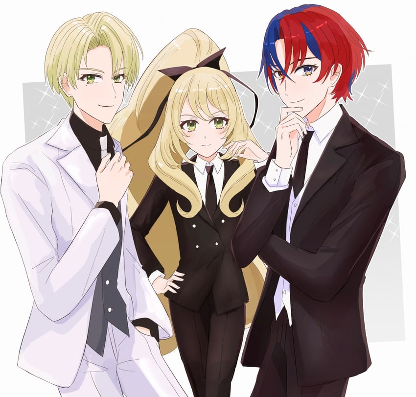 male alear, celine, and alfred (fire emblem and 1 more) drawn by kino40346033