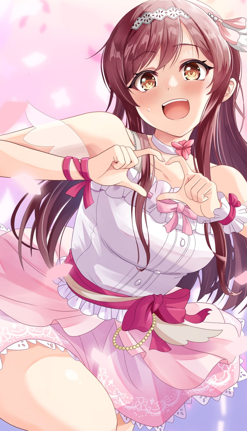 osaki amana (idolmaster and 1 more) drawn by kitou_toshinari