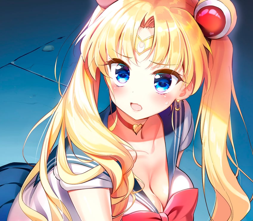 tsukino usagi and sailor moon (bishoujo senshi sailor moon and 1 more) drawn by youta