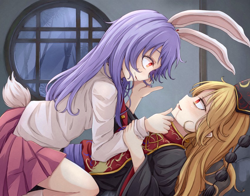 reisen udongein inaba and junko (touhou) drawn by neko_mata