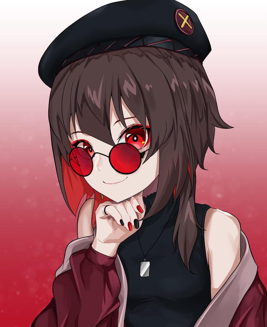 megumin (kono subarashii sekai ni shukufuku wo!) drawn by lyourika
