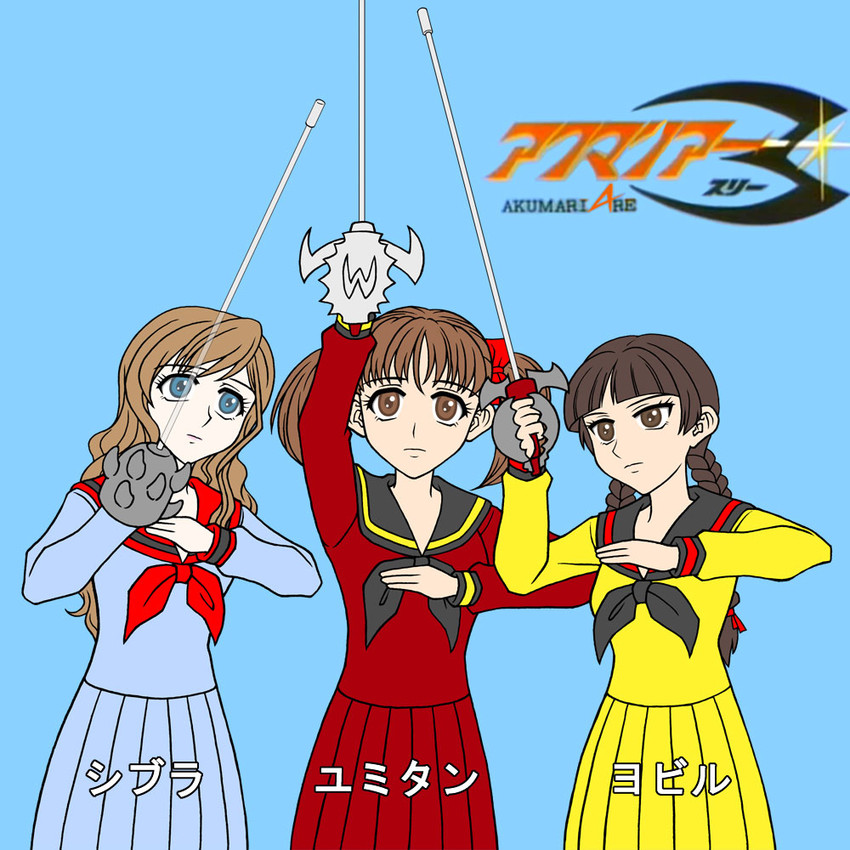 fukuzawa yumi, toudou shimako, and shimazu yoshino (maria-sama ga miteru and 1 more)