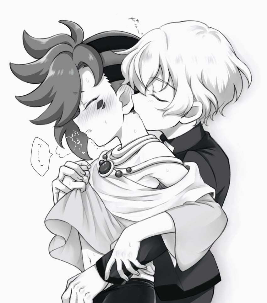 mauro abelard and yonazuki luca (shadowverse) drawn by riku_son