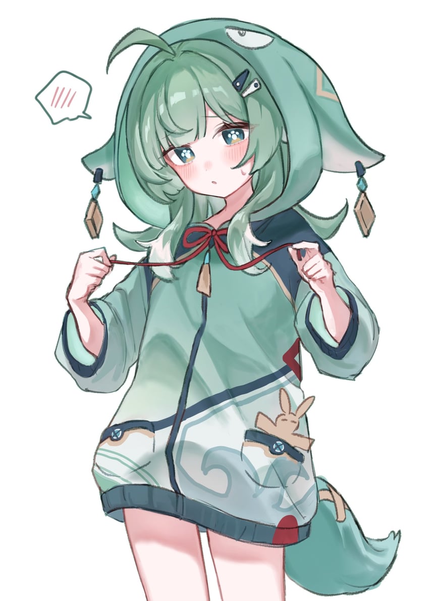 huohuo and tail (honkai and 1 more) drawn by enunu_7e