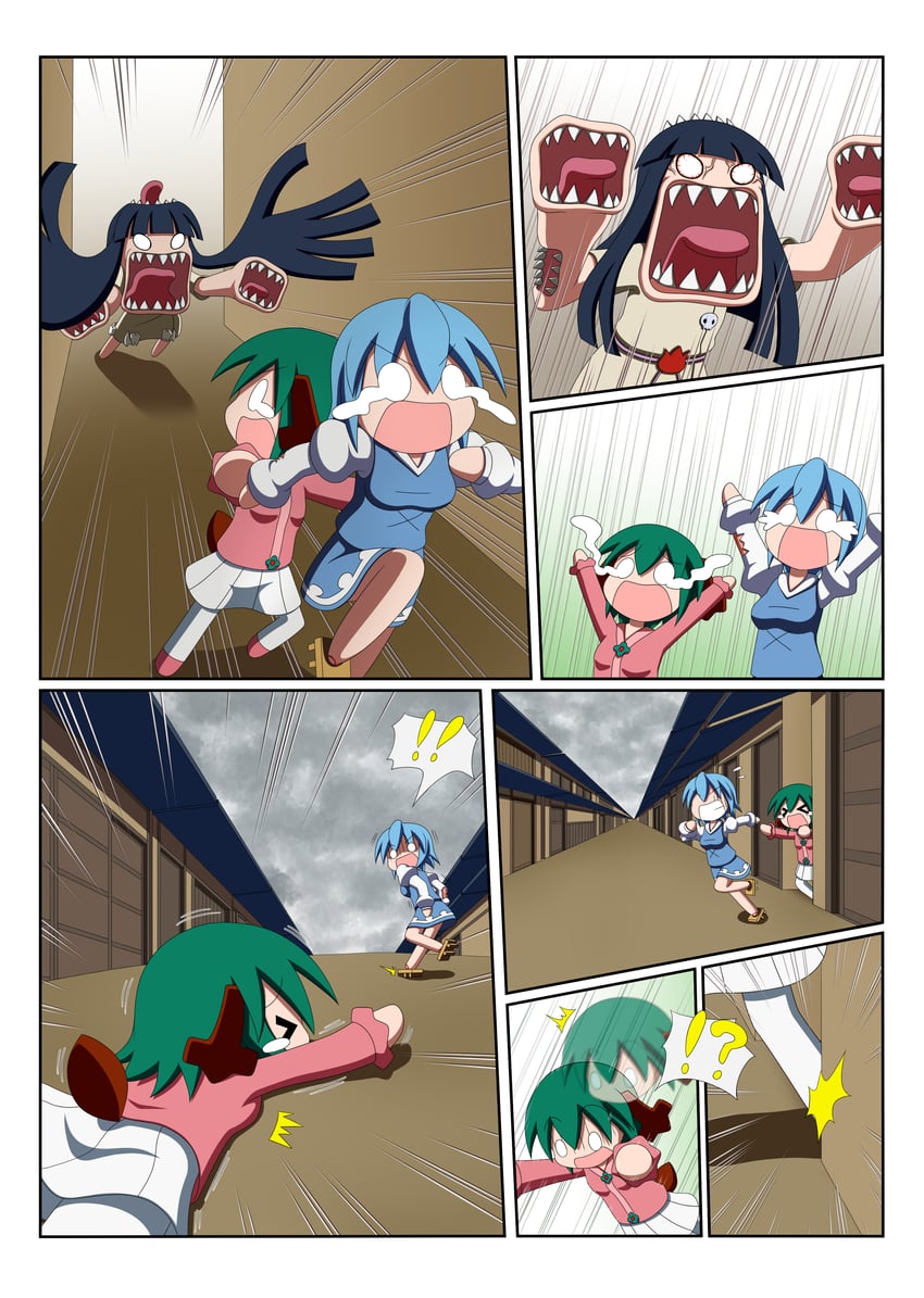 tatara kogasa and kasodani kyouko (original and 1 more) drawn by rakugaki-biyori