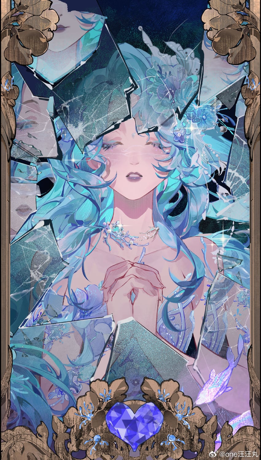 whales toward sea (nikki and 1 more) drawn by one_wang_yaowan