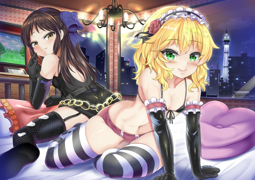 tachibana arisu and sakurai momoka (idolmaster and 1 more) drawn by seimitsu_shageki