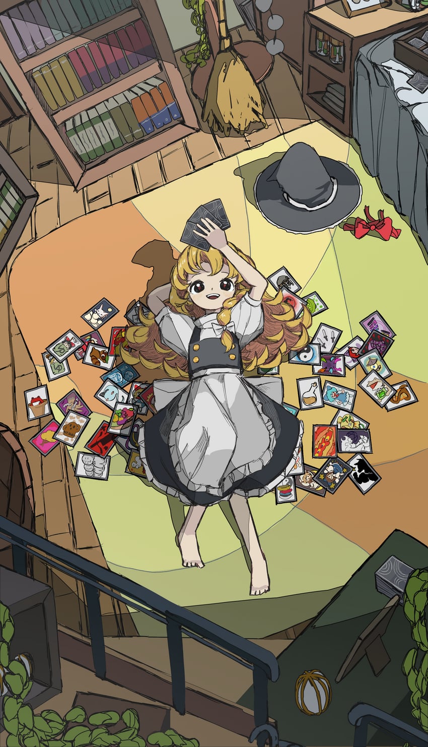 hakurei reimu, kirisame marisa, konpaku youmu, cirno, shanghai doll, and 4 more (touhou and 2 more) drawn by neruzou
