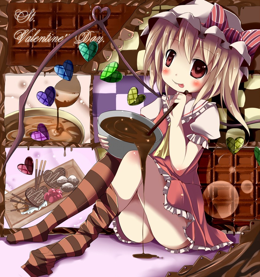 flandre scarlet (touhou) drawn by kazura