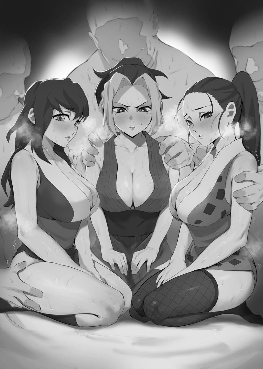 hinatsuru, suma, and makio (kimetsu no yaiba) drawn by cala_t_maki_72.